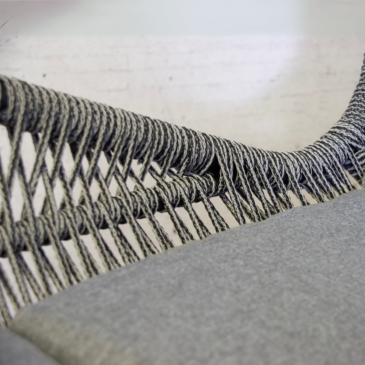 Rome Loungeset Antraciet 4-Delig met Kussens