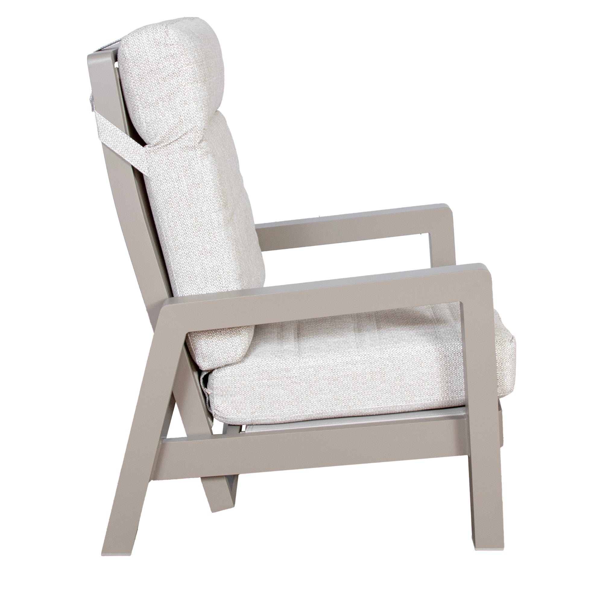 Valerie Loungeset met Verstelbare Tafel en Stoelen