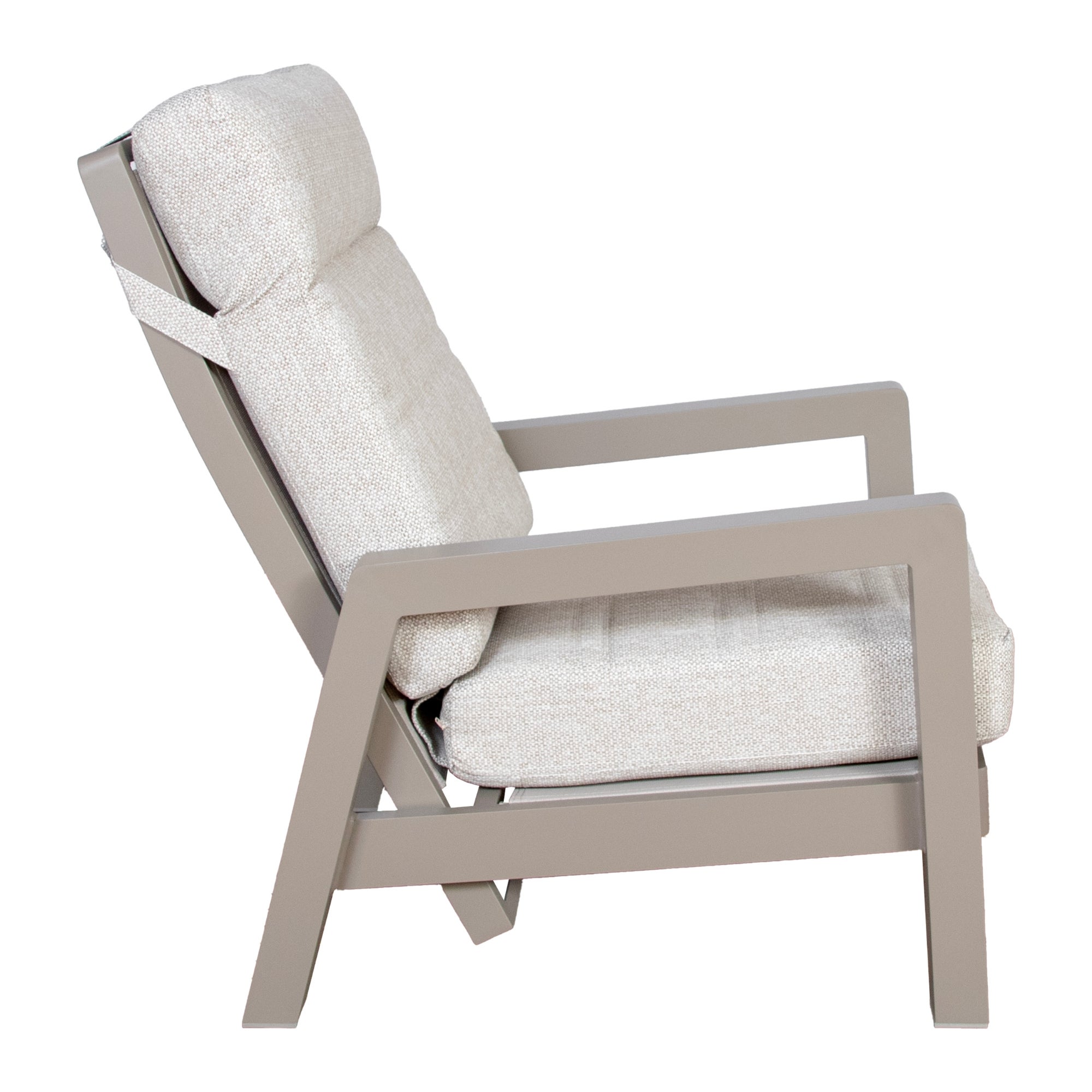 Valerie Loungeset met Verstelbare Tafel en Stoelen