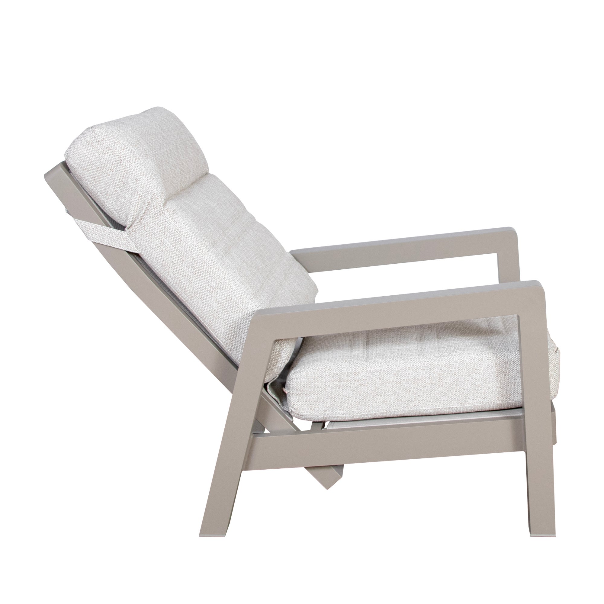 Valerie Loungeset met Verstelbare Tafel en Stoelen