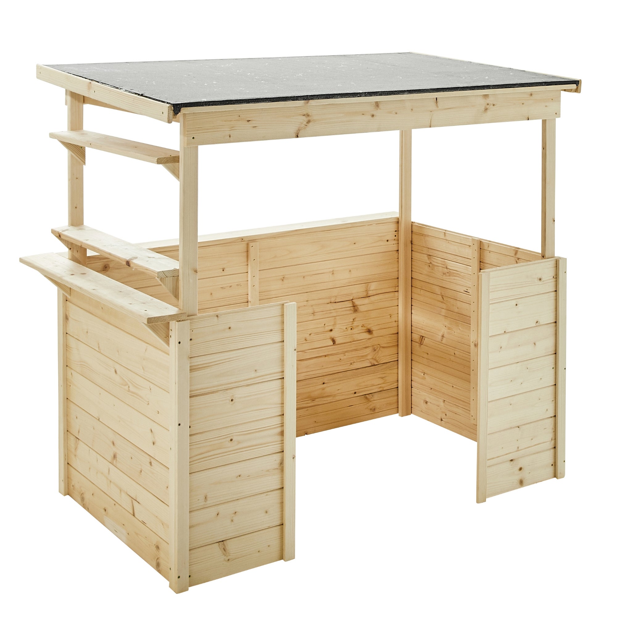 Soulet Houten Kraam Speelhuis Playa met Bitumen Dak - 131 x 83 x 118 cm