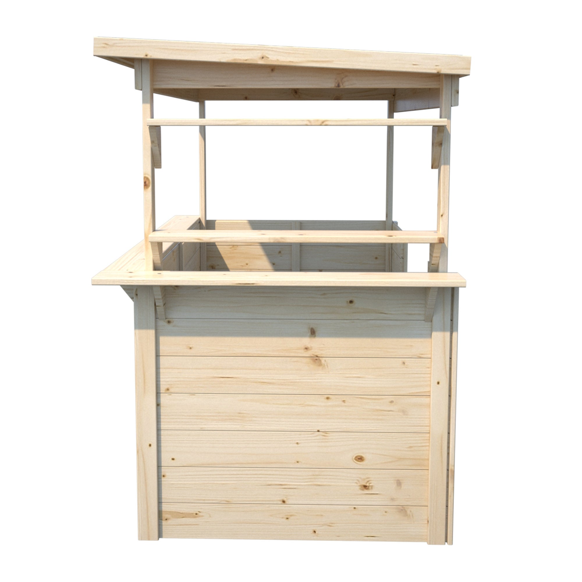 Soulet Houten Kraam Speelhuis Playa met Bitumen Dak - 131 x 83 x 118 cm