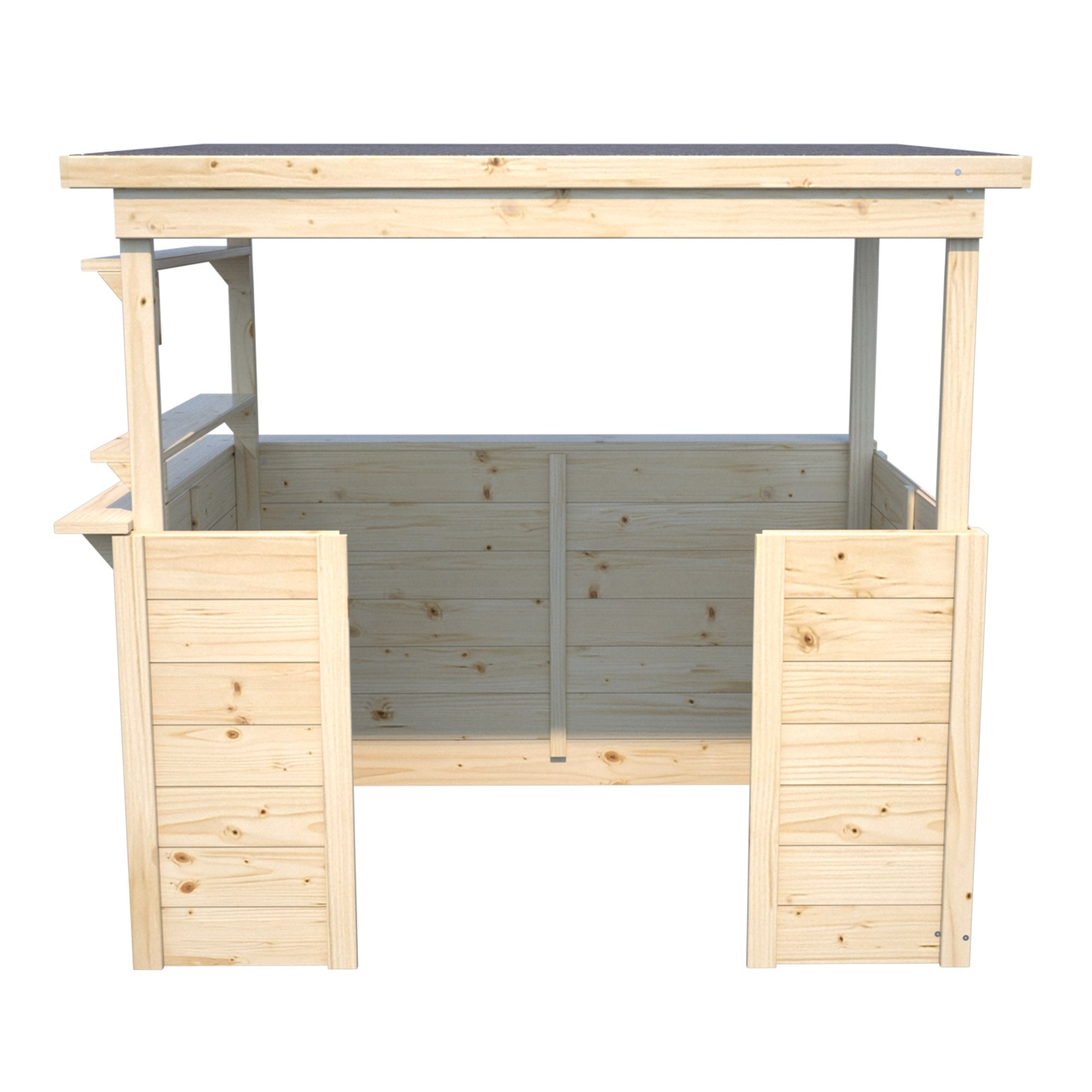 Soulet Houten Kraam Speelhuis Playa met Bitumen Dak - 131 x 83 x 118 cm