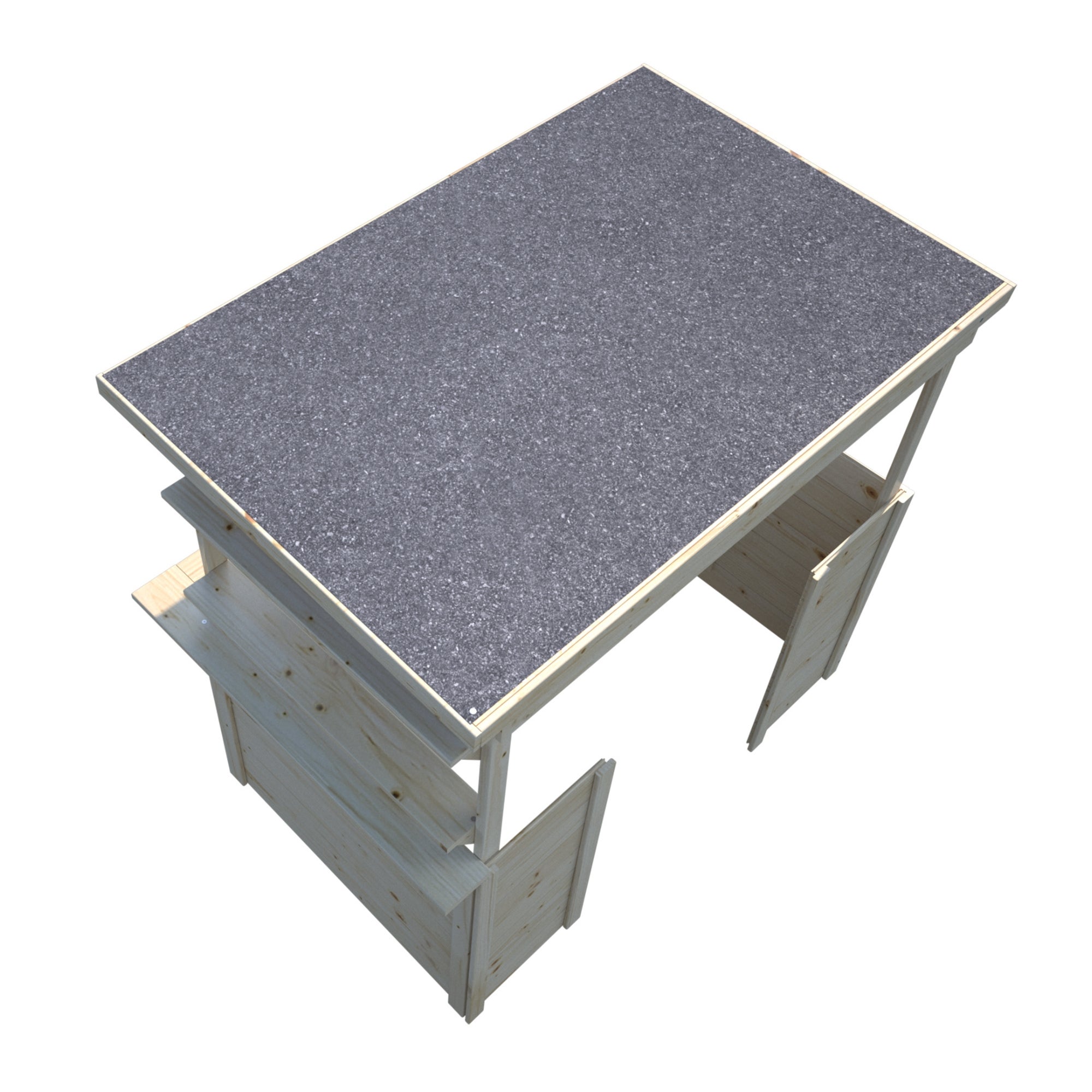 Soulet Houten Kraam Speelhuis Playa met Bitumen Dak - 131 x 83 x 118 cm