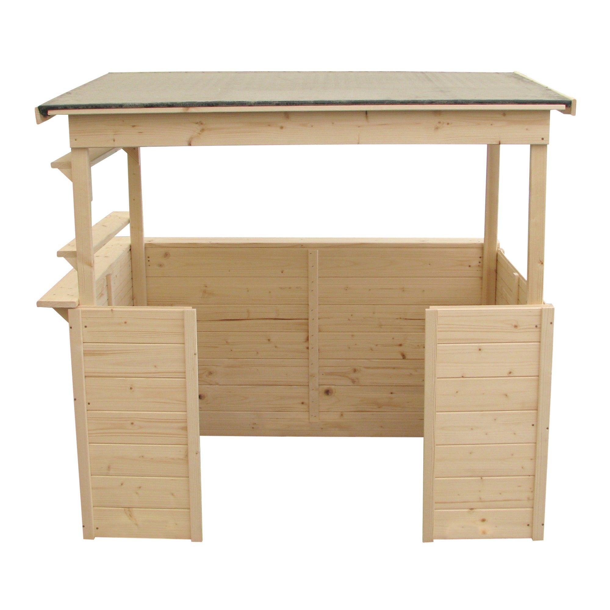 Soulet Houten Kraam Speelhuis Playa met Bitumen Dak - 131 x 83 x 118 cm