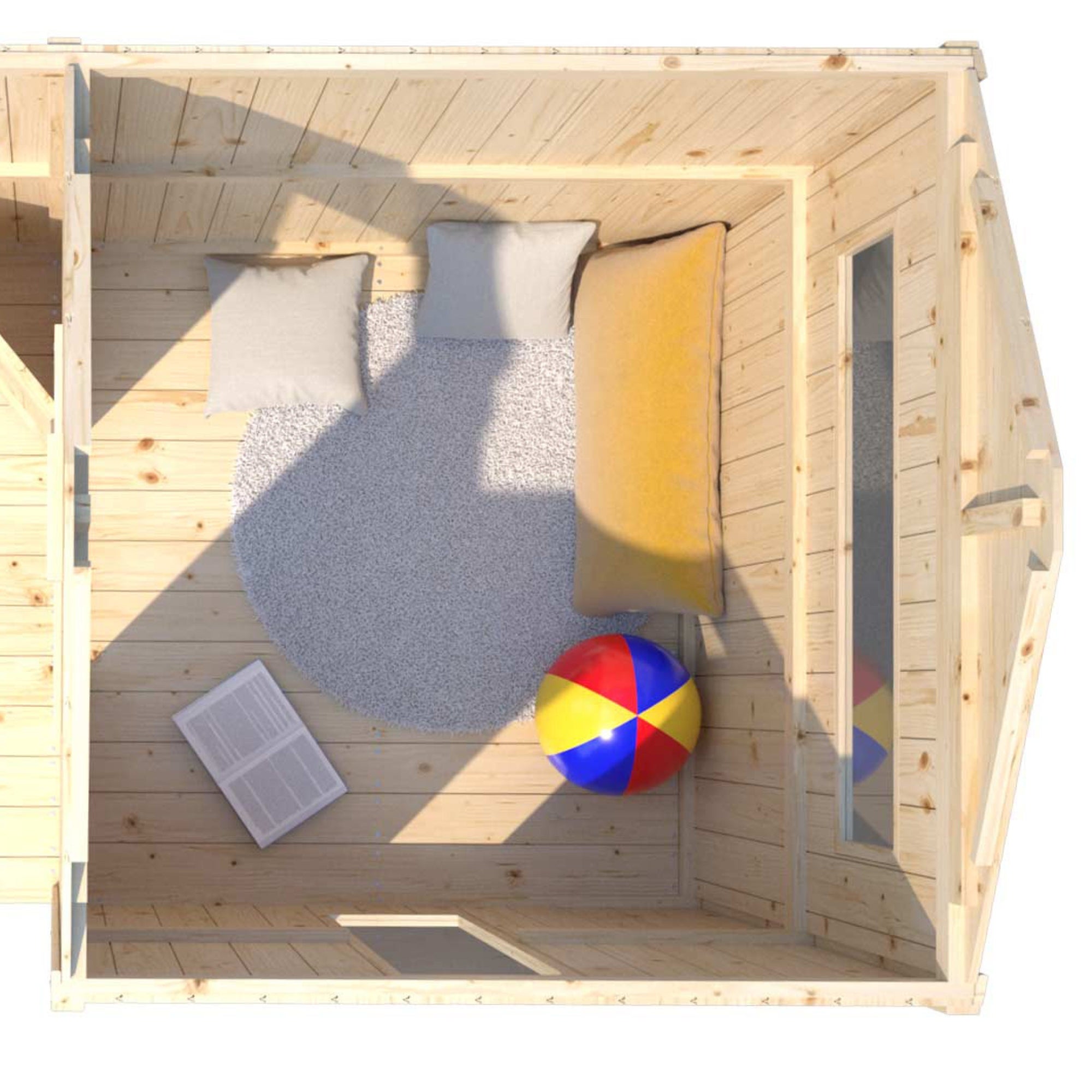 Soulet Speelhuis Jazz Hout 242 x 143 x 160 cm