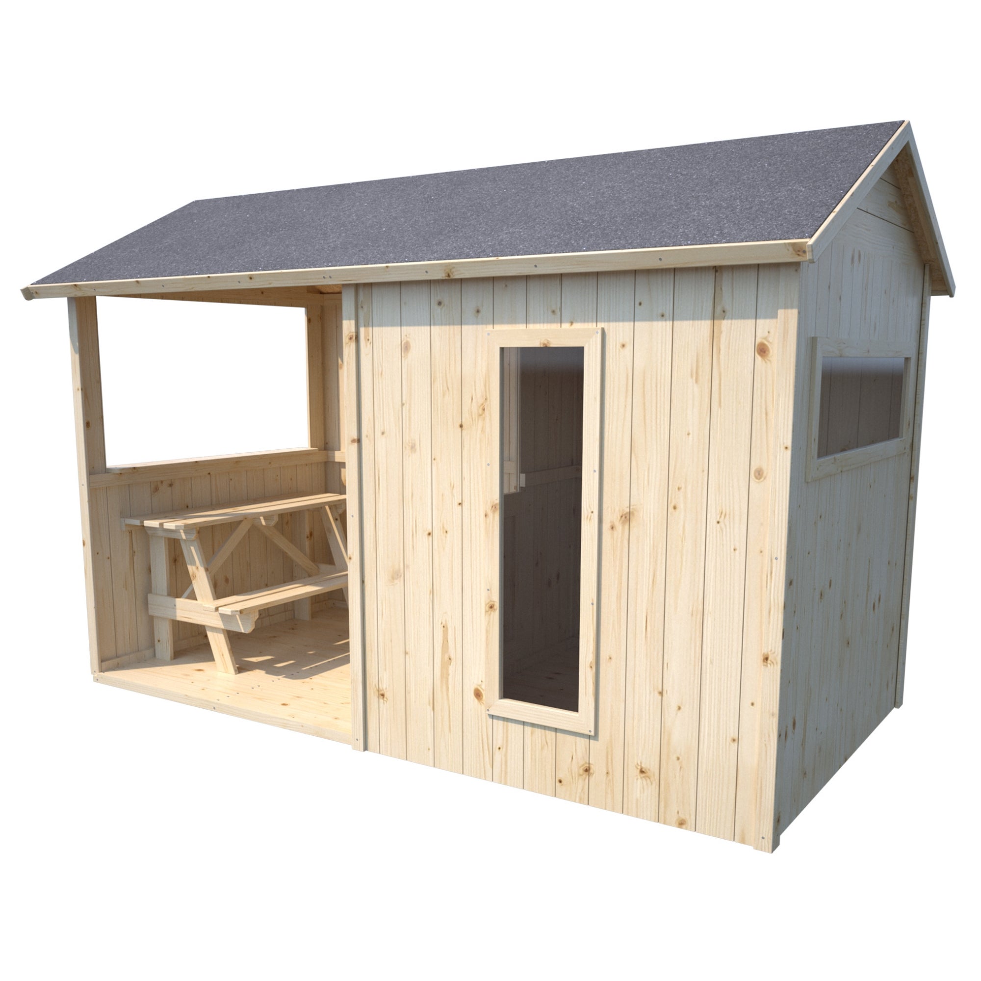 Soulet Speelhuis Jazz Hout 242 x 143 x 160 cm