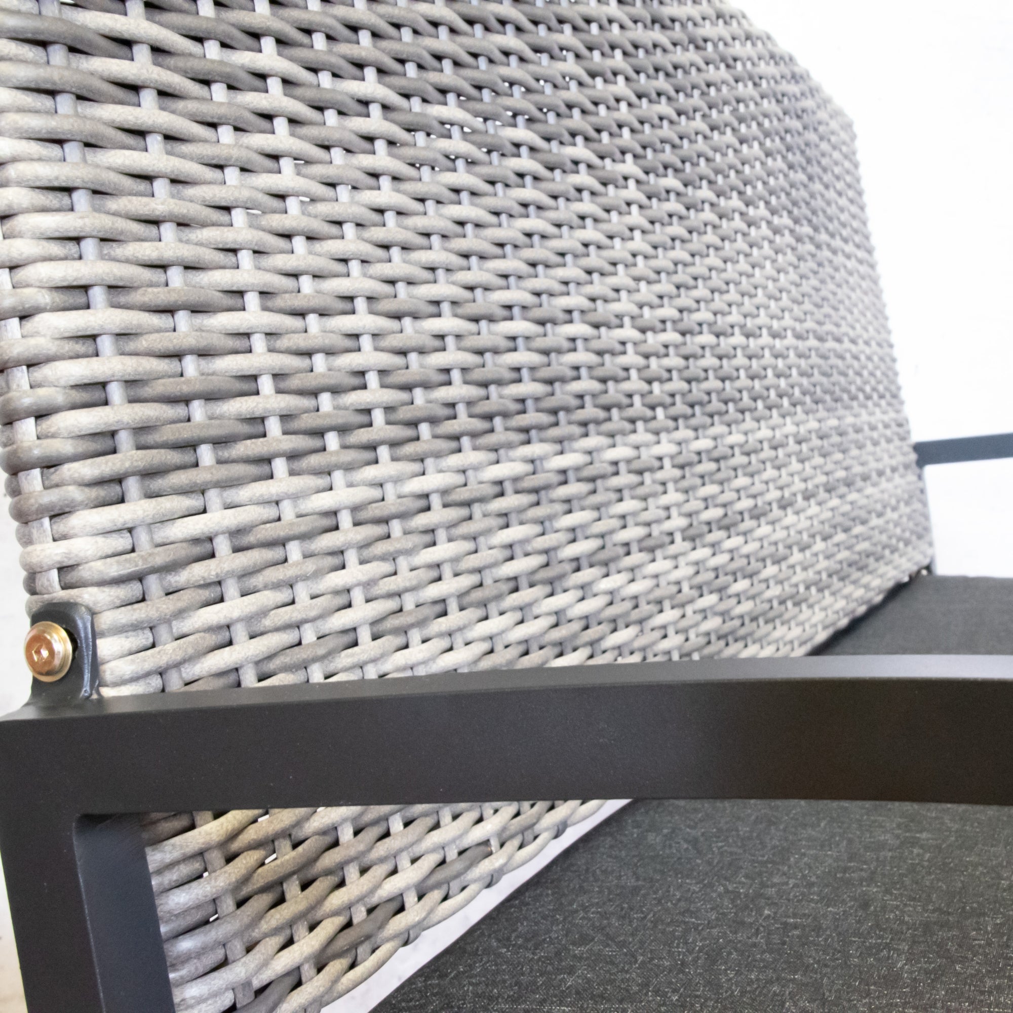 Tuinbank York 2 Personen Wicker Bank 118cm